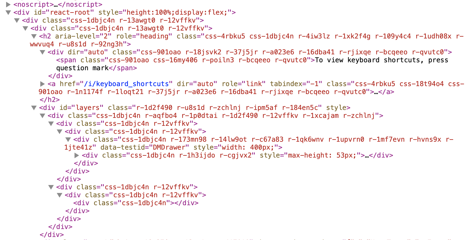 Example of div tag soup