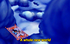 GIF of A Whole New World from Disney's Aladdin